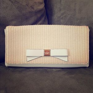Kate Spade Montford Park Straw Clutch